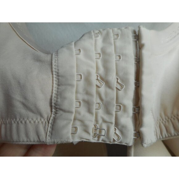 Cacique 46G Bra Cotton underwire lightly lined full coverage beige - Picture 5 of 5
